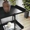 Martha Stewart Emmett 3 Shelf 35in.H Storage Display Unit Bookcase w/Oil Rubbed Brnz Metal Frame in Blk Wood Grain JN-2542B3-BK-BK-MS - alternate 8